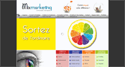 Desktop Screenshot of mixmarketing.fr